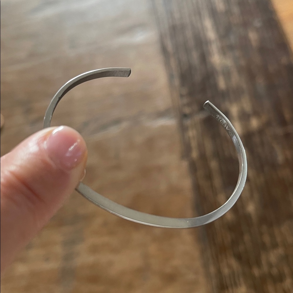 Avon Minimalist Silver Cuff - Picture 2 of 4